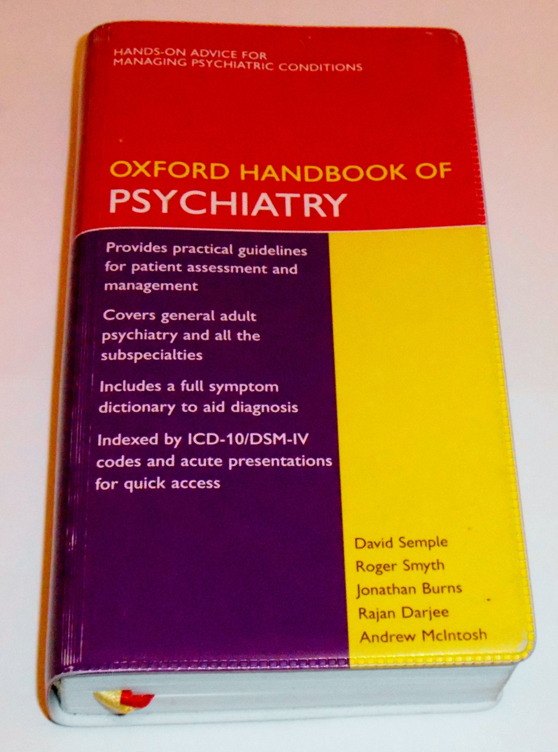 Oxford Handbook of Psychiatry (Oxford Handbooks) Medicine