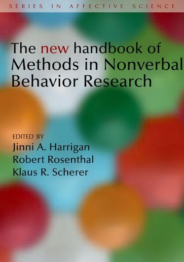 The New Handbook of Methods in Nonverbal Behavior Research book