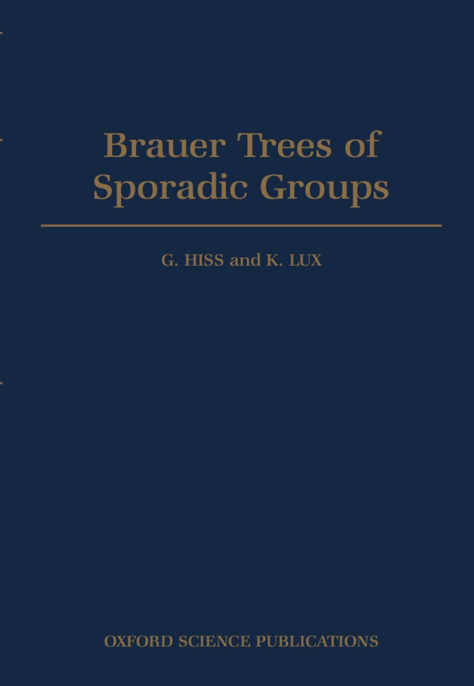 Brauer Trees of Sporadic Groups Mathematics