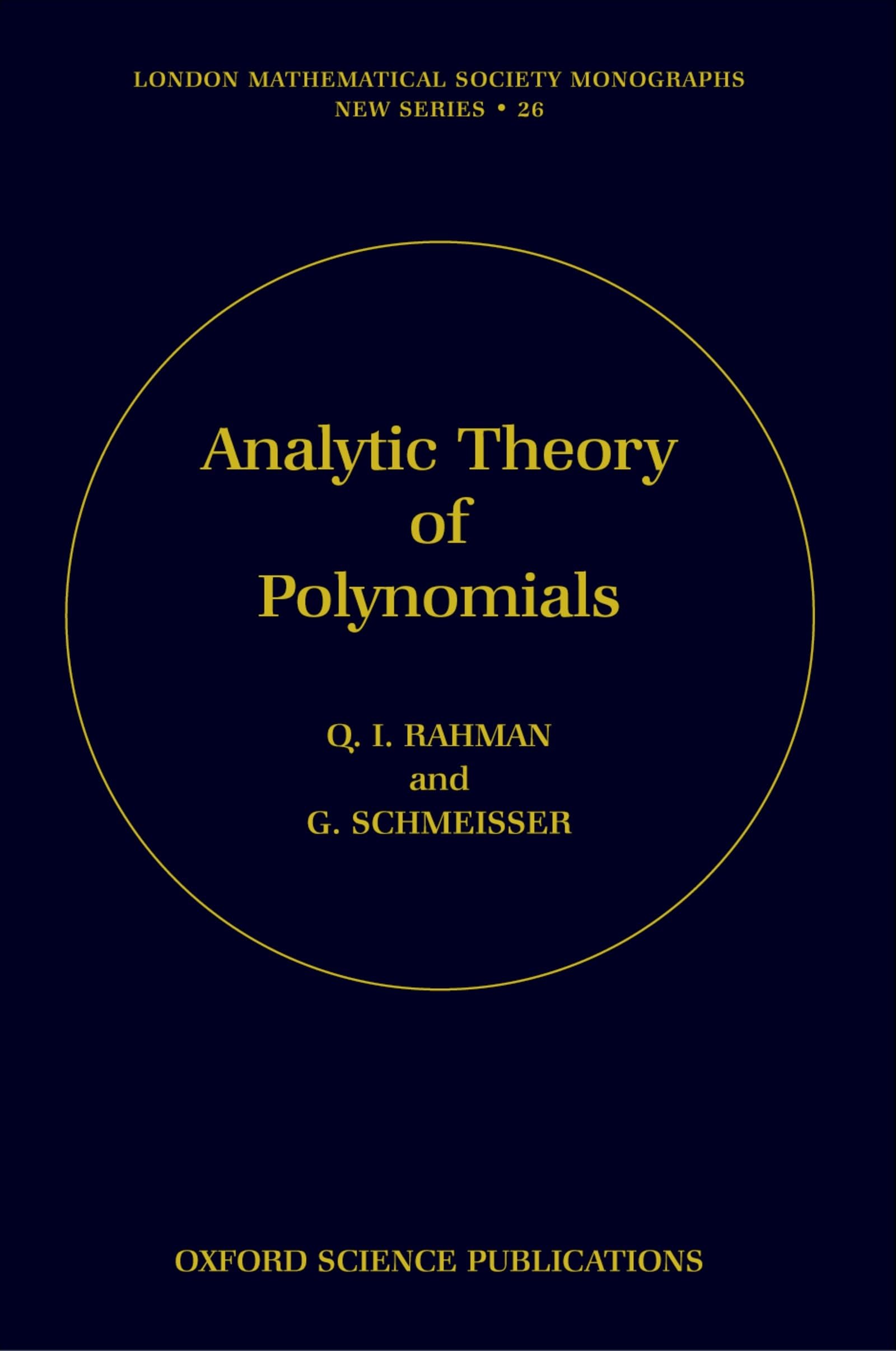 Analytic Theory of Polynomials Social Sciences