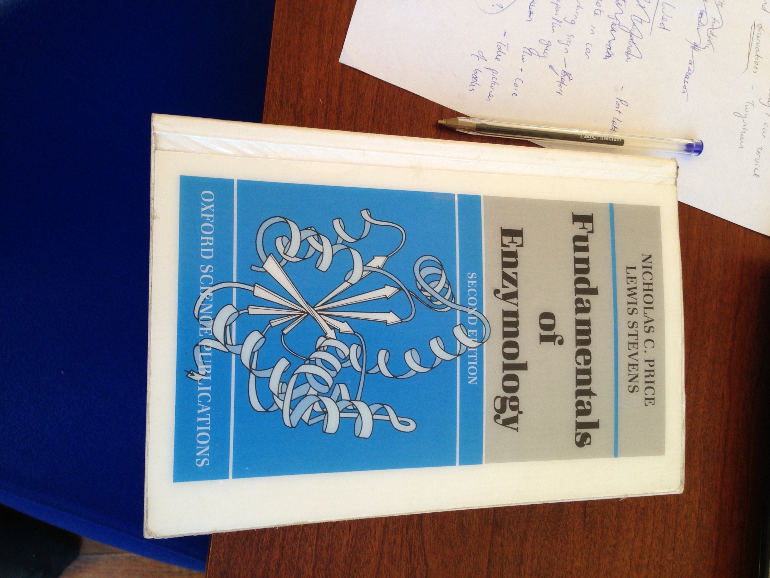 Fundamentals of Enzymology book