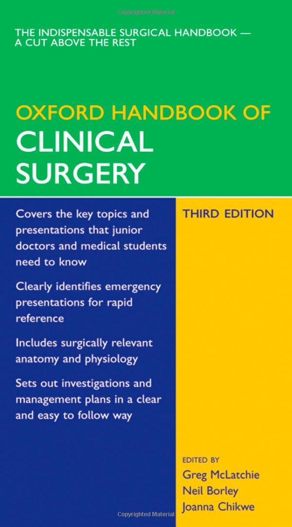 Oxford Handbook of Clinical Surgery (Oxford Handbooks Series) Medicine