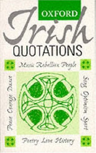 Product Image: Oxford Irish Quotations