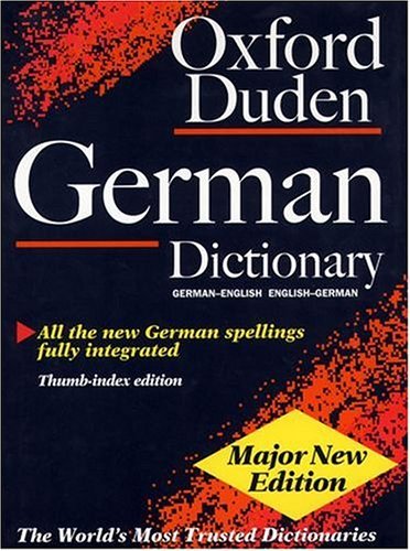 The Oxford-Duden German Dictionary: German-English/English-German Foreign Languages ​​& Dictionaries