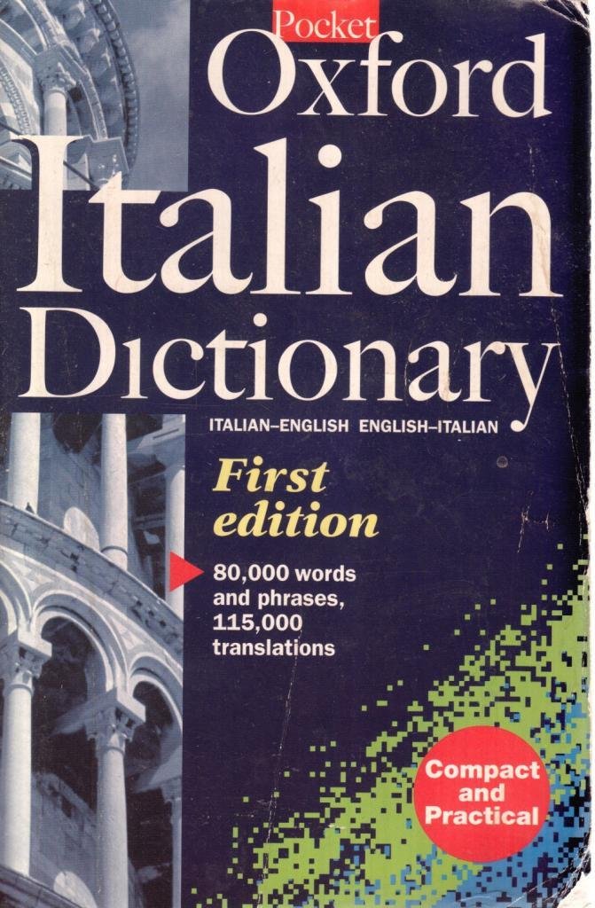 The Pocket Oxford Italian Dictionary Foreign Languages ​​& Dictionaries