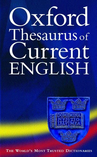 Oxford Thesaurus of Current English Books
