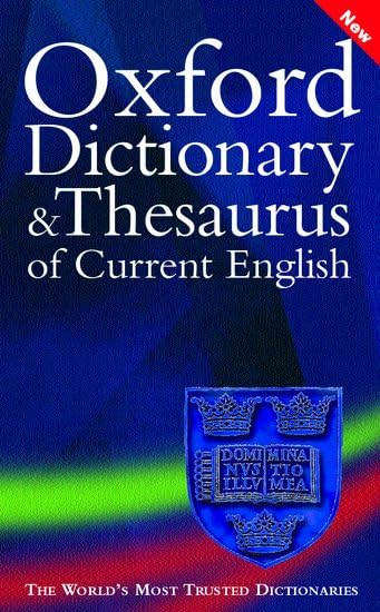 Oxford Dictionary & Thesaurus of Current English Books