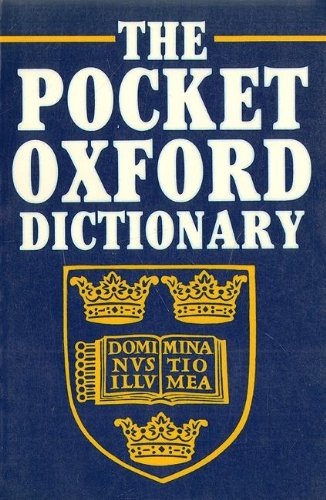 The Pocket Oxford Dictionary of Current English Books