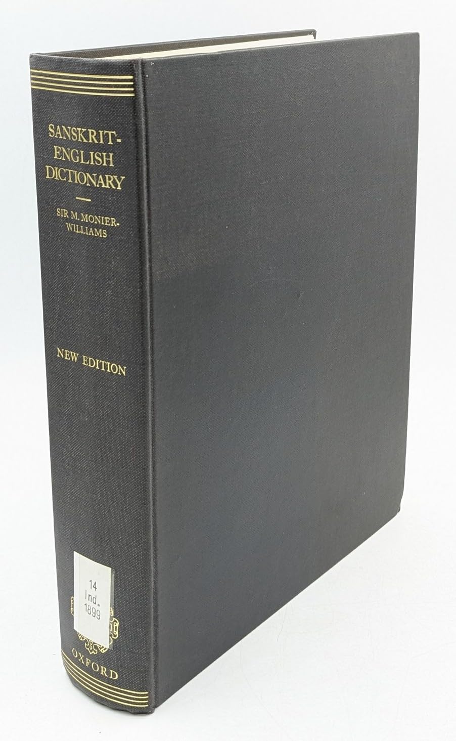 Sanskrit-English Dictionary: Etymologically and Philologically Arranged with Special Reference to Cognate Indo-European Languages Foreign Languages ​​& Dictionaries