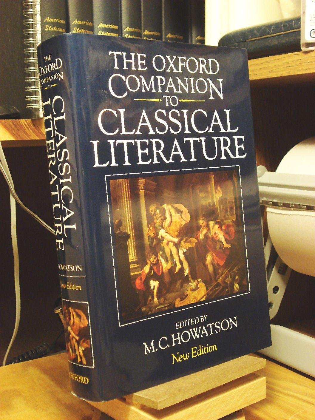 The Oxford Companion to Classical Literature Historical Fiction