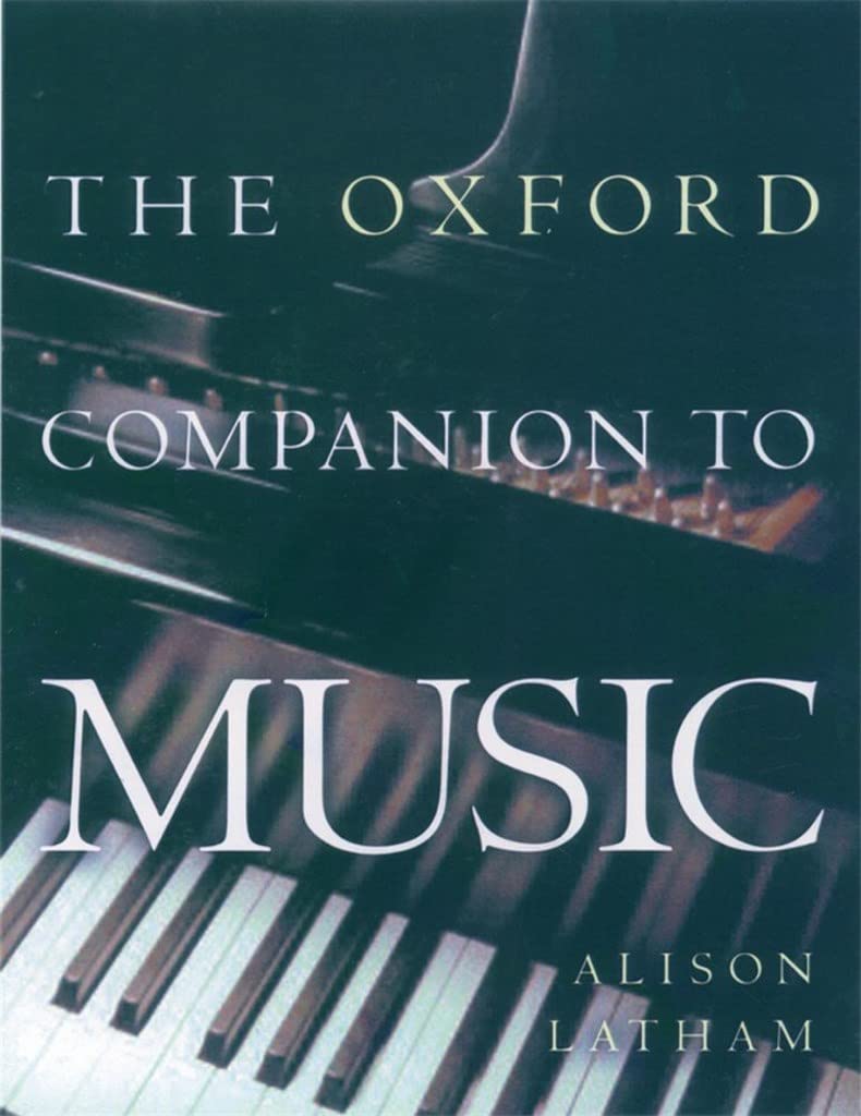 The Oxford Companion to Music (División Academic) Arts & Music