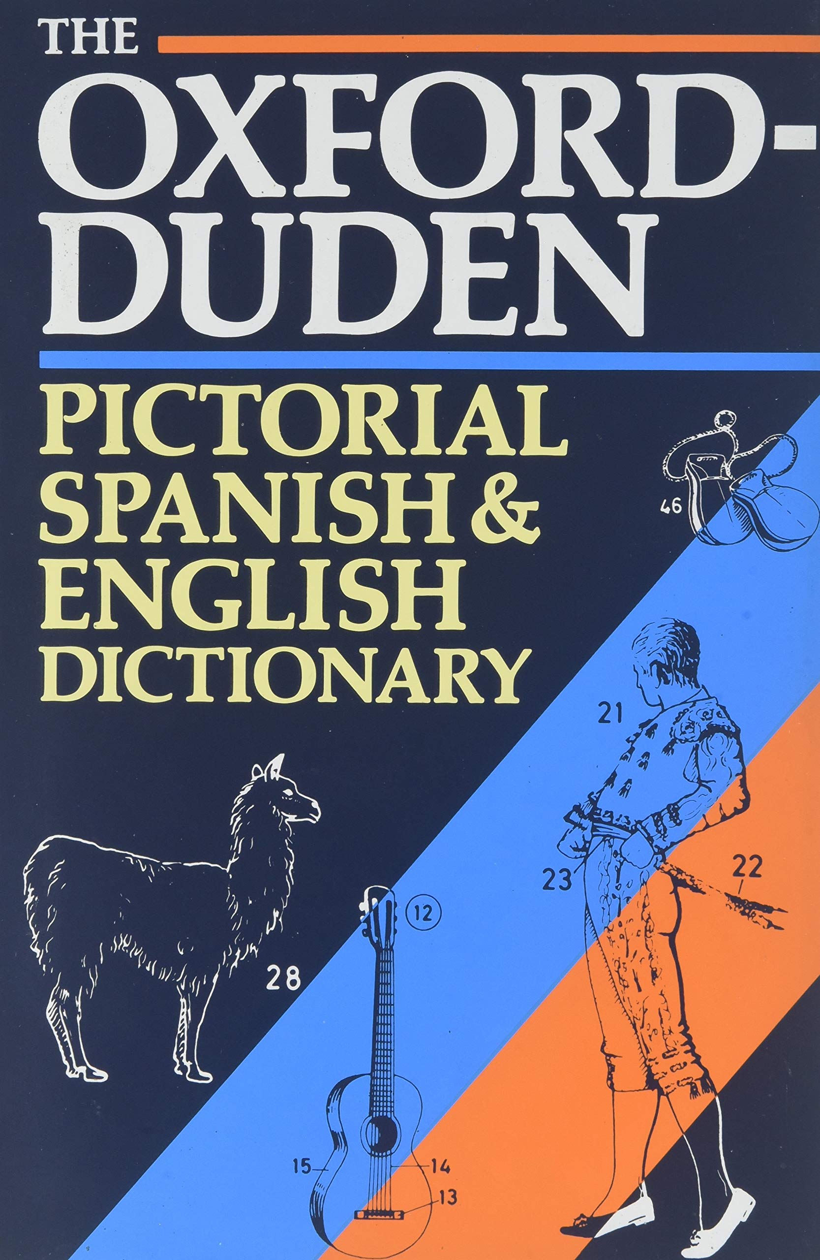 The Oxford-Duden Pictorial Spanish-English Dictionary Foreign Languages ​​& Dictionaries