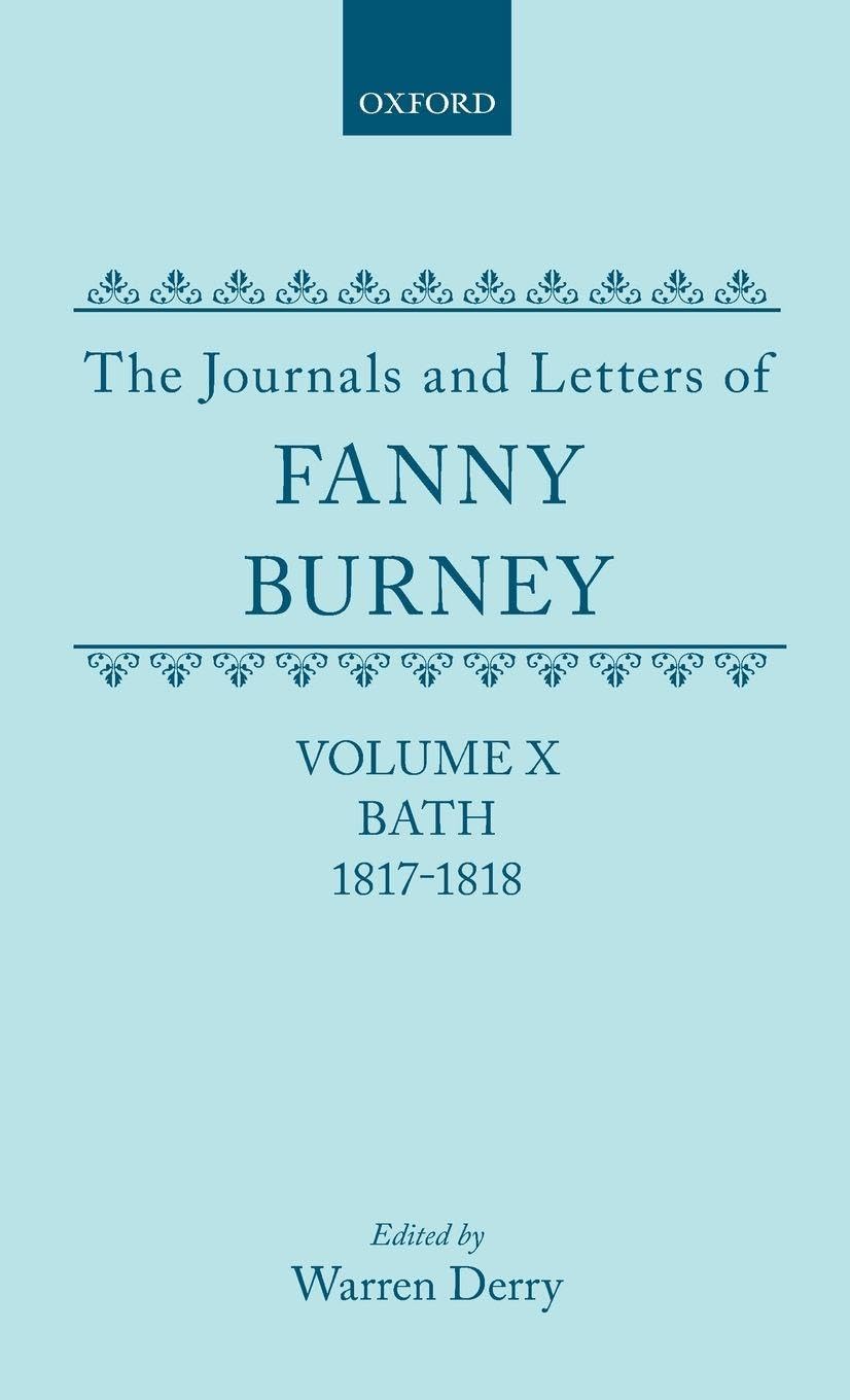JOURNALS & LETTERS FANNY BURNEY VOL 10 C Essays & Short Stories