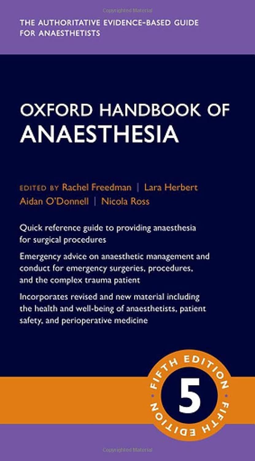 Oxford Handbook of Anaesthesia Business, Finance & Career