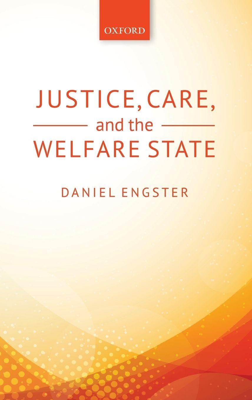 Product Image: Justice, Care, and the Welfare State