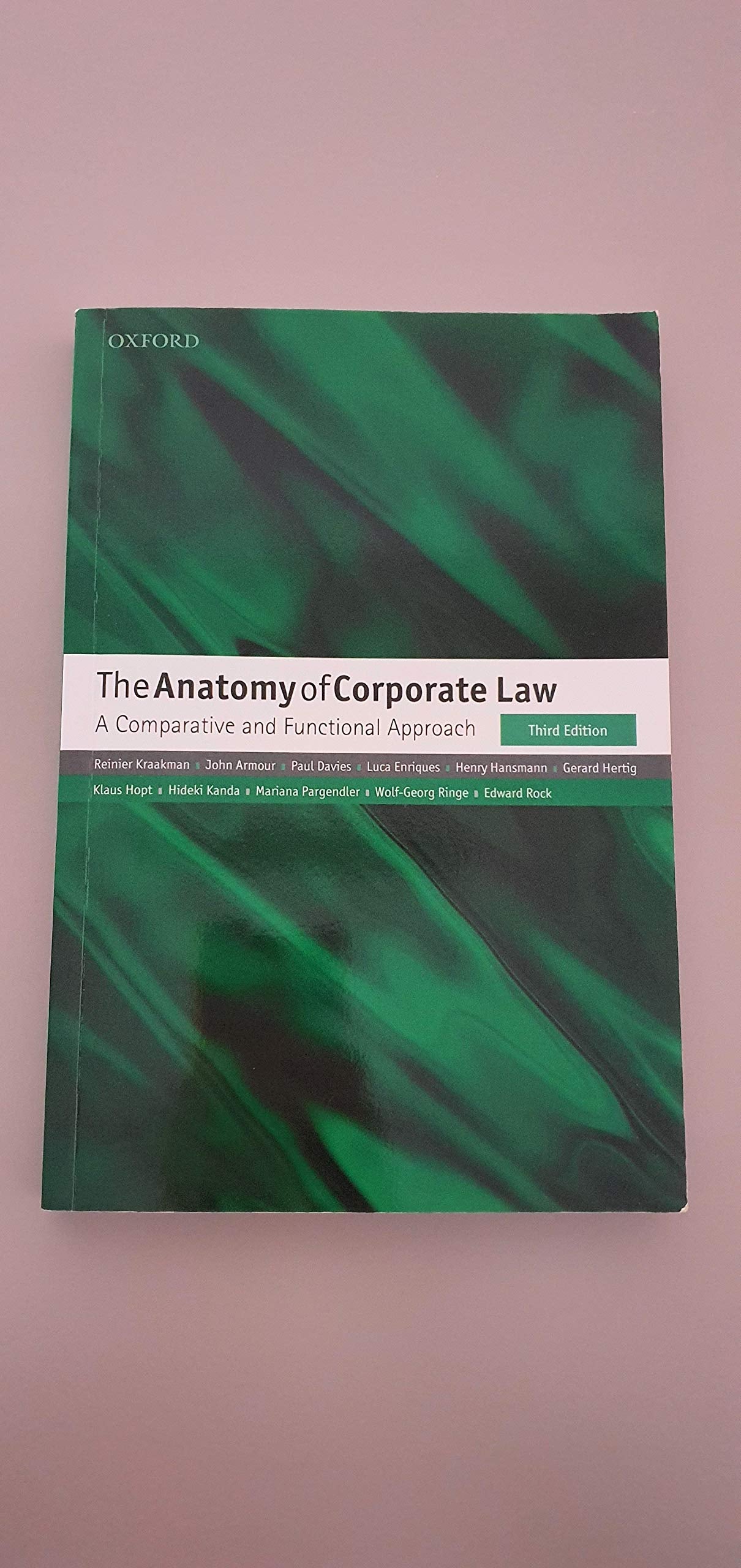 The Anatomy of Corporate Law Law