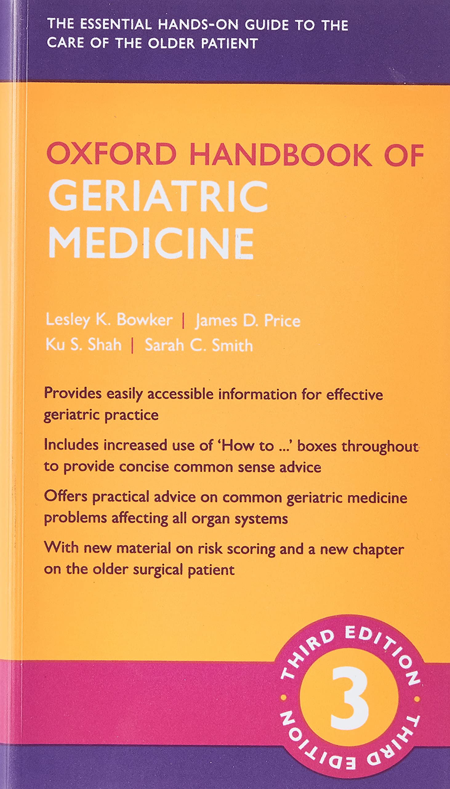 Oxford Handbook of Geriatric Medicine 3e Medicine