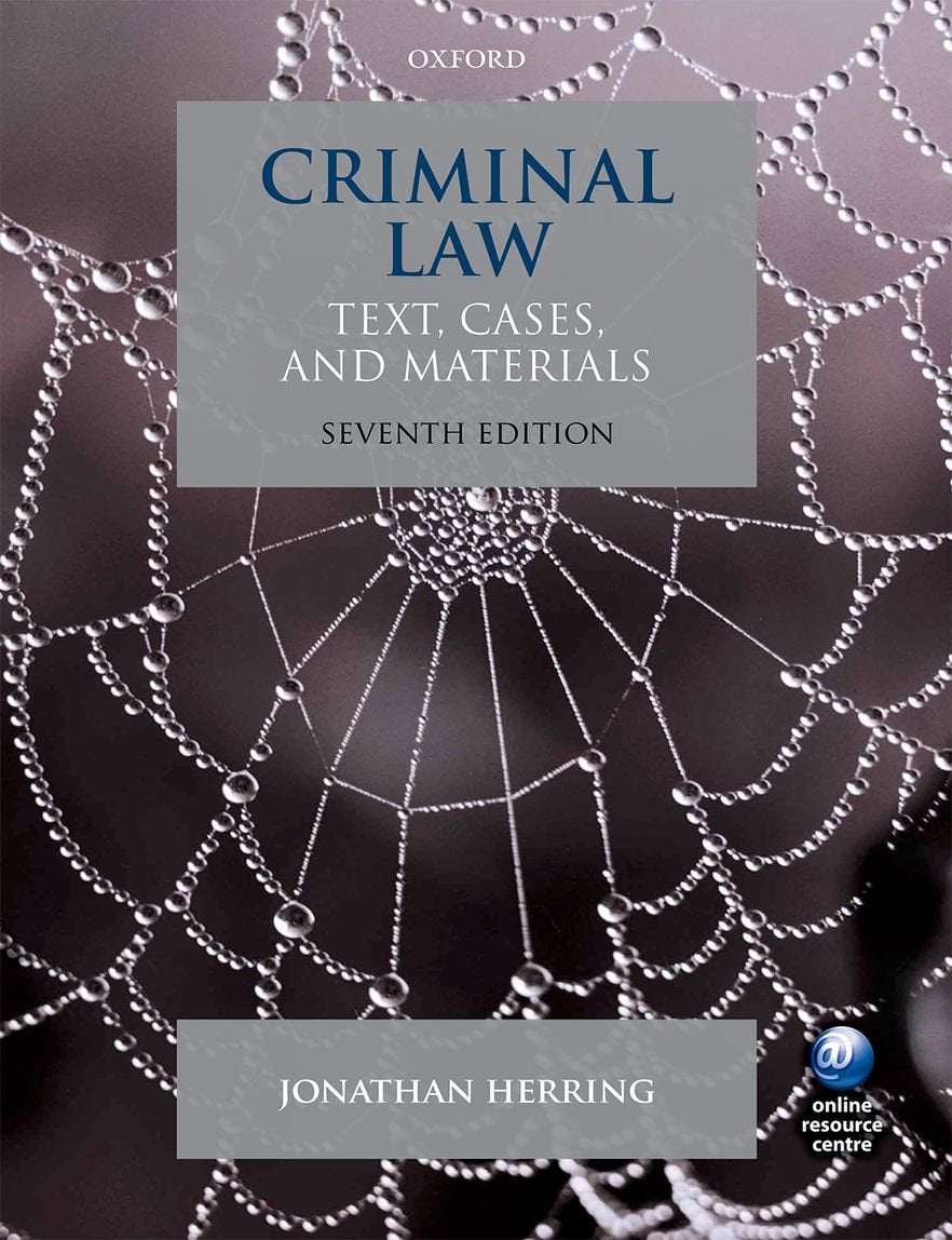 Product Image: Criminal Law: Text, Cases, and Materials