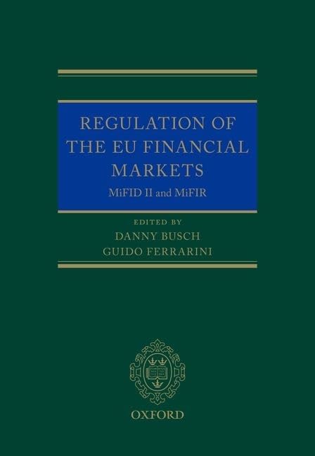 Regulation of the EU Financial Markets Law