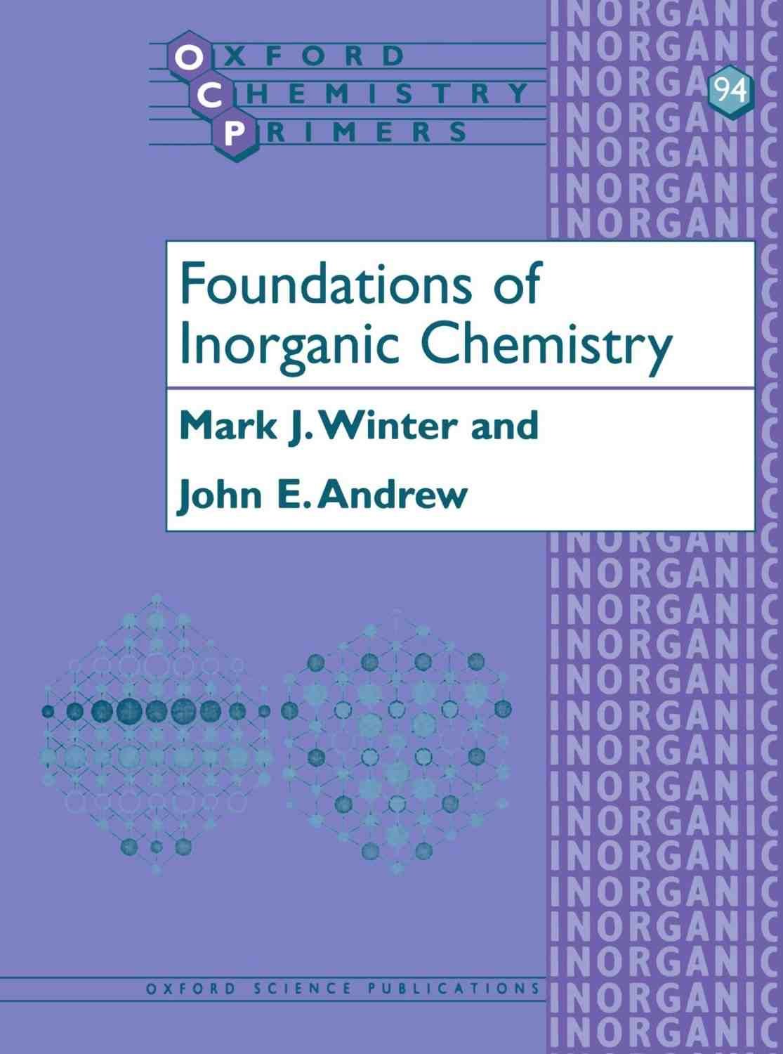 Foundations Of Inorganic Chemistry (Oxford Chemistry Primers, 94) Film, Art & Culture