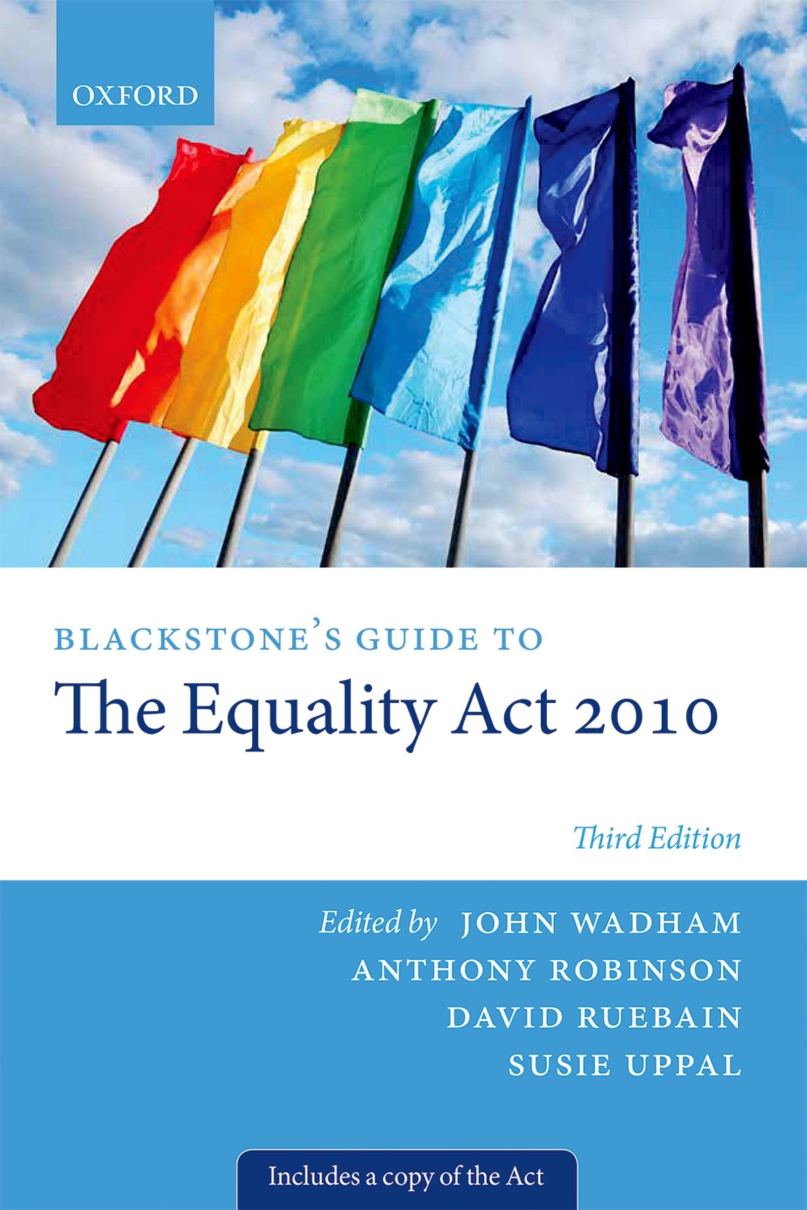 Blackstone's Guide to the Equality Act 2010 (Blackstone's Guides) Law