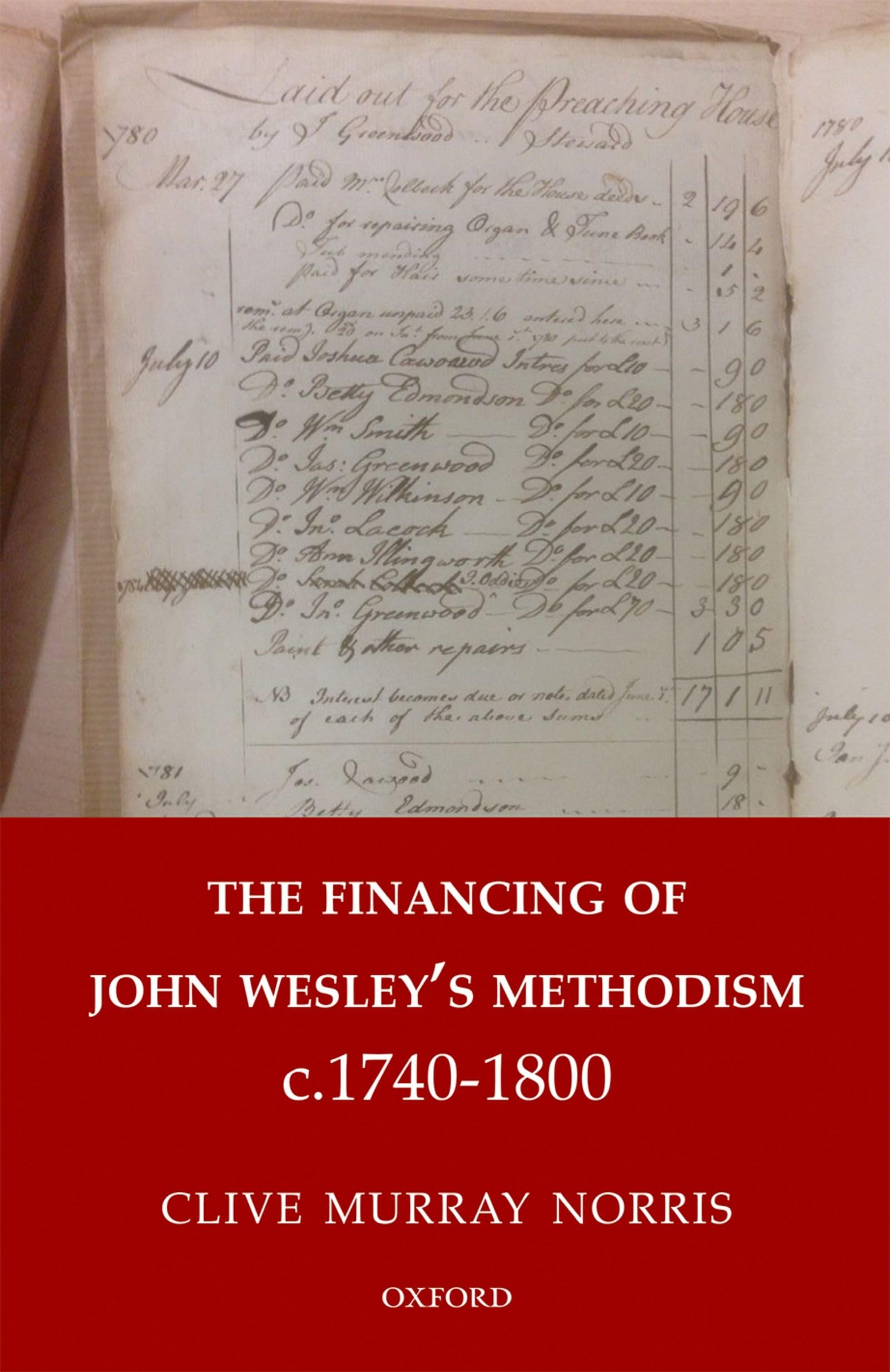 Financing of John Wesley's Methodism C.1740-1800 Philosophy
