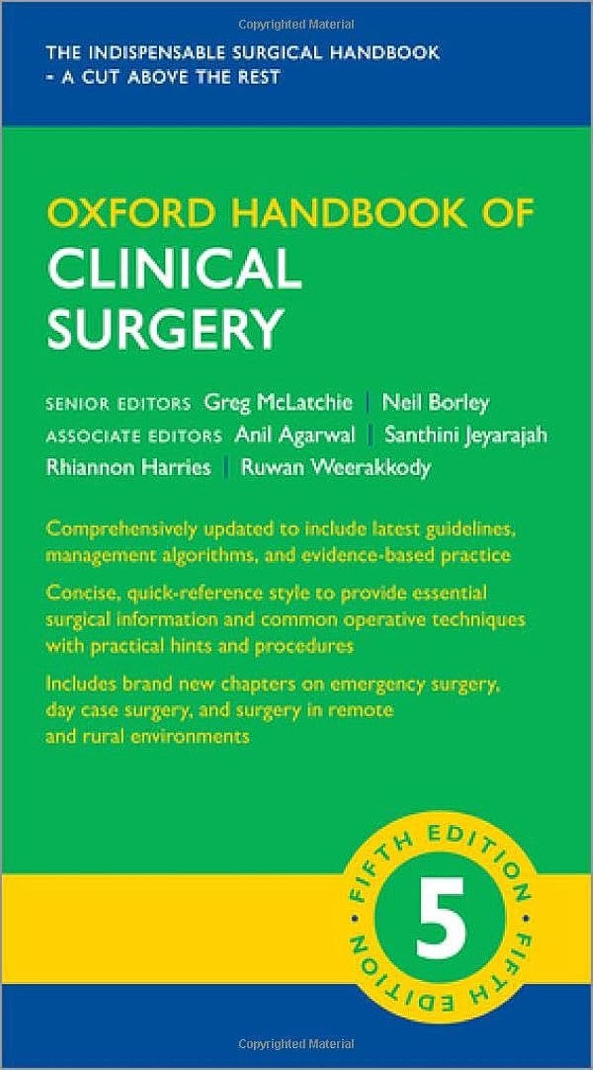 Oxford Handbook of Clinical Surgery (Oxford Handbooks) Medicine