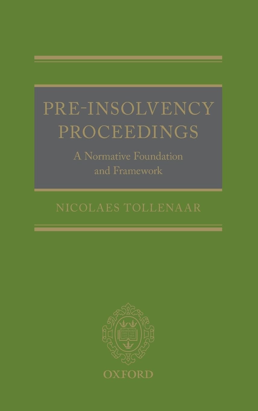 Pre-Insolvency Proceedings Law