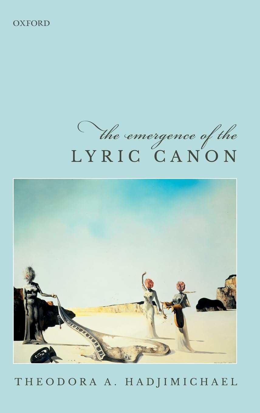 EMERGENCE OF THE LYRIC CANON C Philosophy
