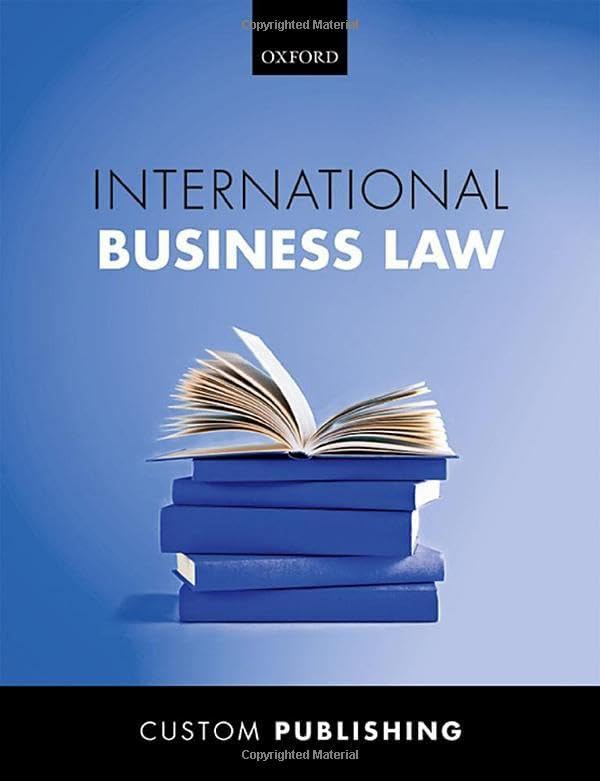 Groningen: International Business Law: Compiled for University of Groningen book