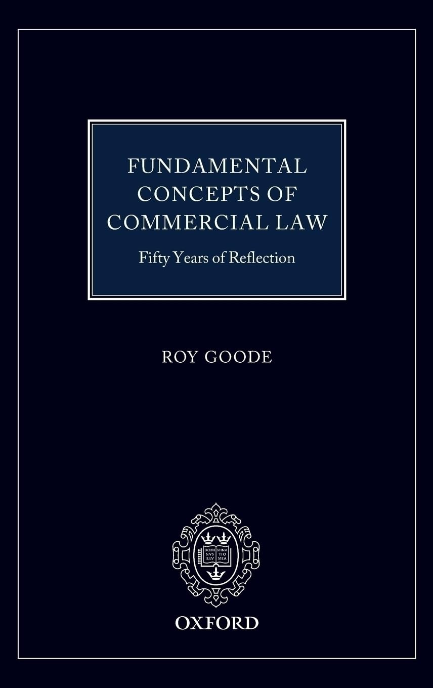 FUNDAMENTAL CONCEPTS OF COMMERCIAL LAW C Law