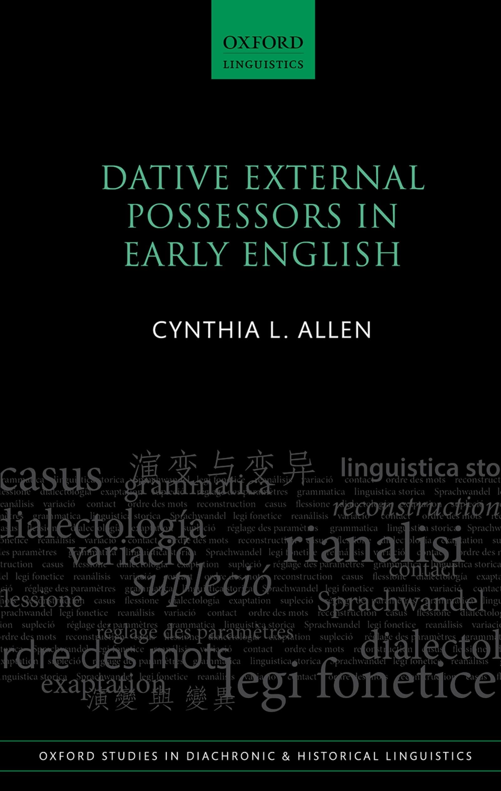 Dative External Possessors in Early English Social Sciences