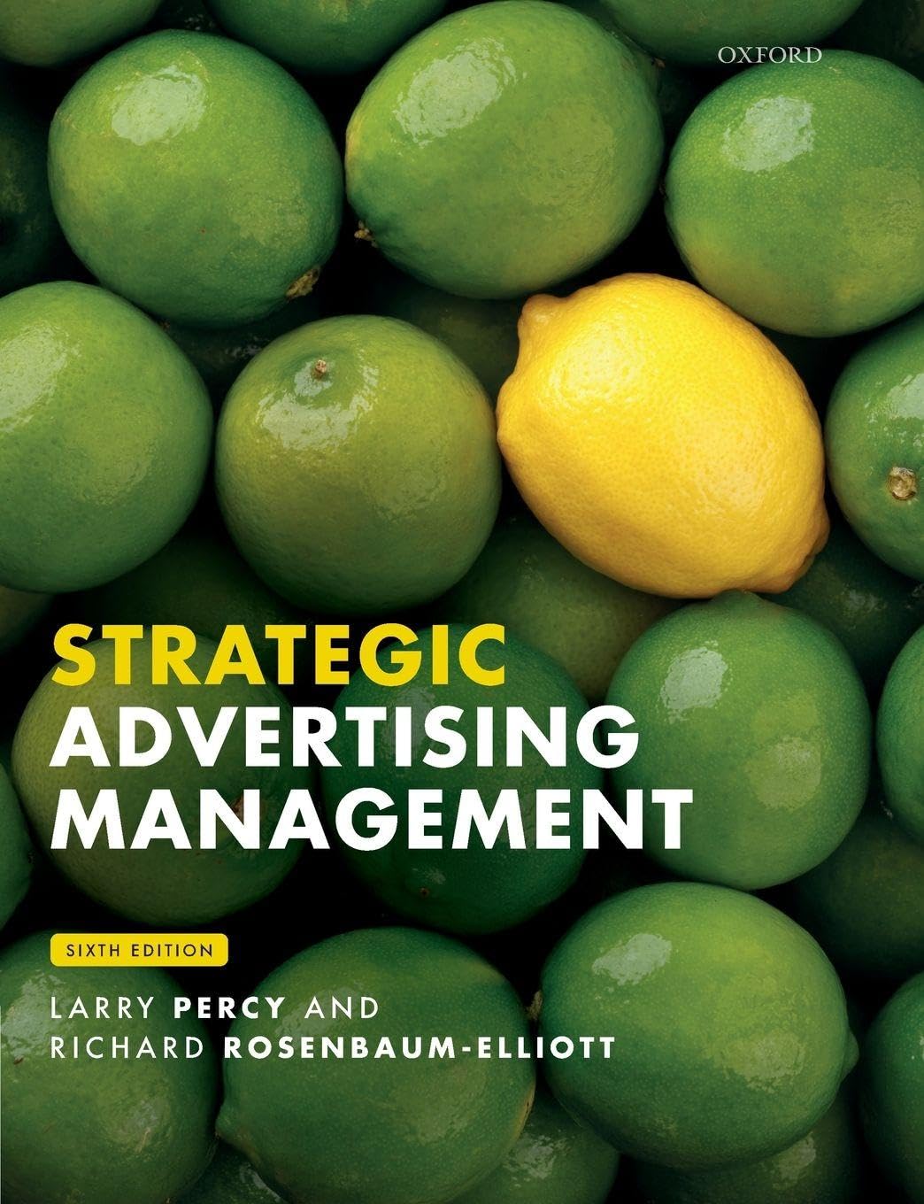 STRATEGIC ADVERTISING MANAGEMENT 6E P Medicine