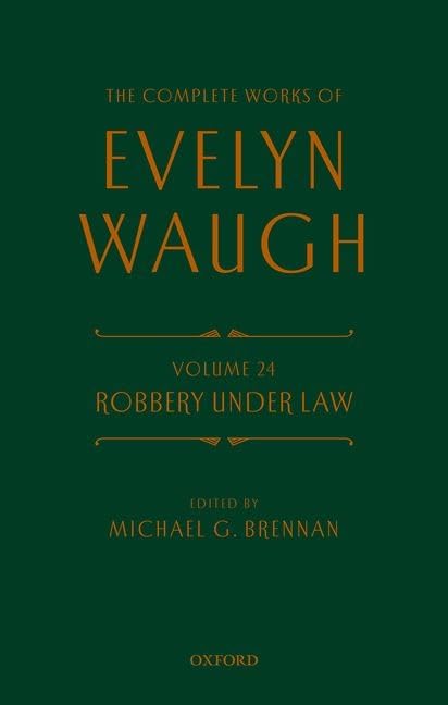 Complete Works of Evelyn Waugh: Robbery Under Law Contemporary literature
