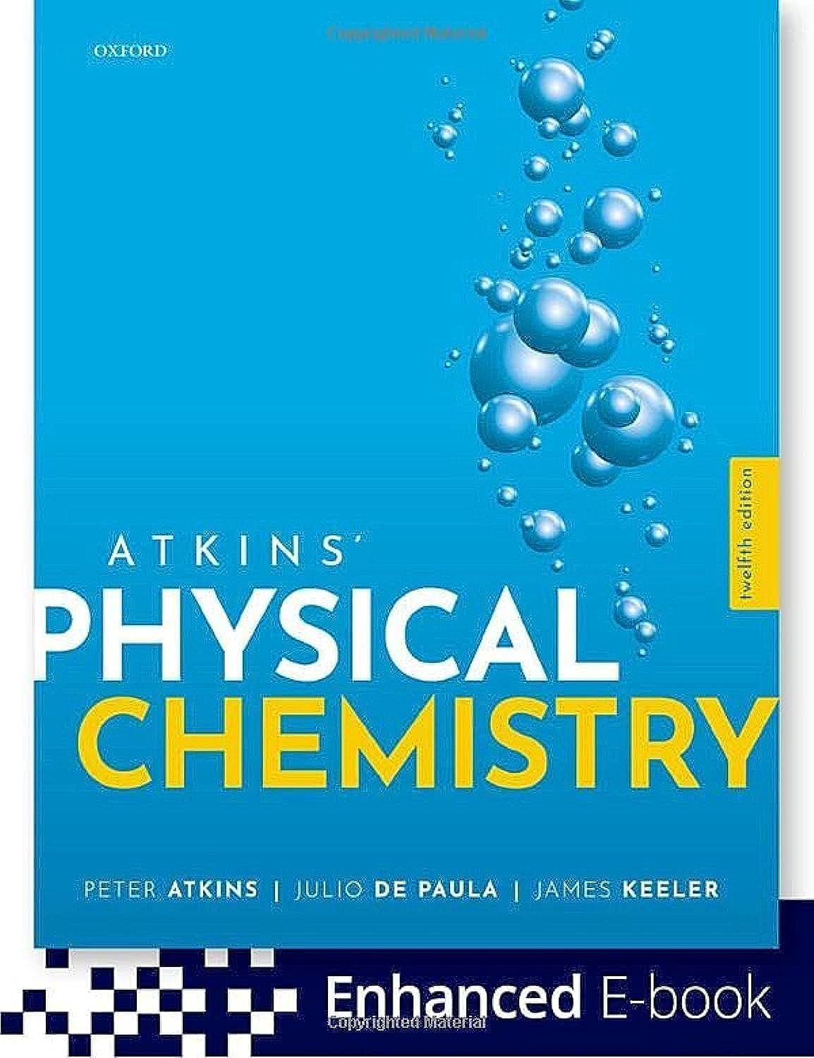 Atkins' Physical Chemistry Natural Sciences Books