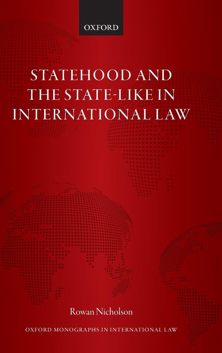 Statehood and the State-Like in International Law Law