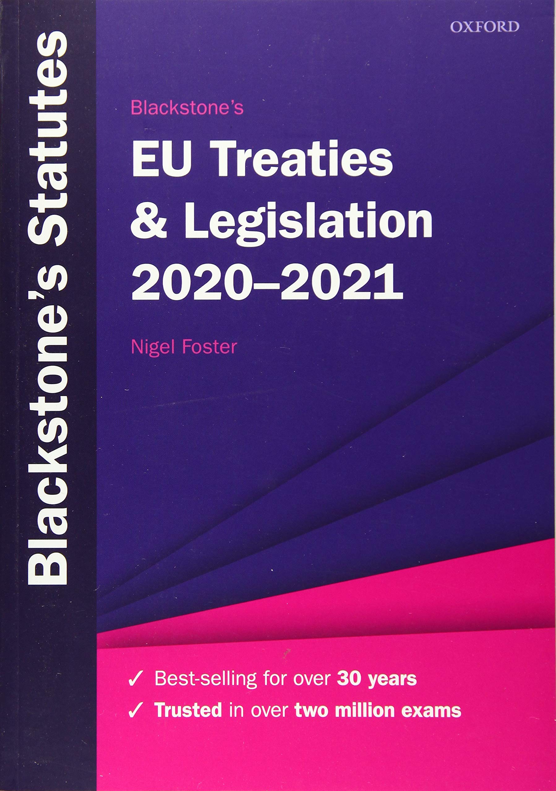 Blackstone's EU Treaties & Legislation 2020-2021 Law