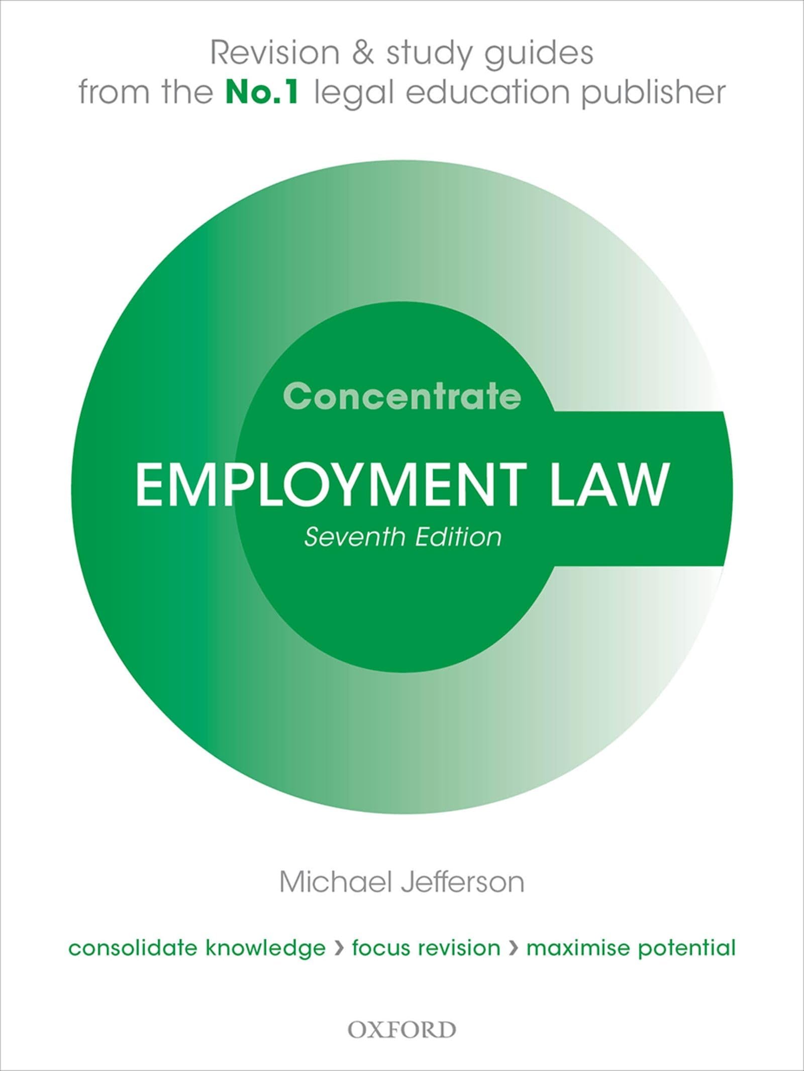 Employment Law Concentrate: Law Revision and Study Guide Law