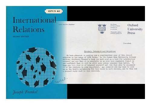 International Relations in a Changing World (Opus Books) Books