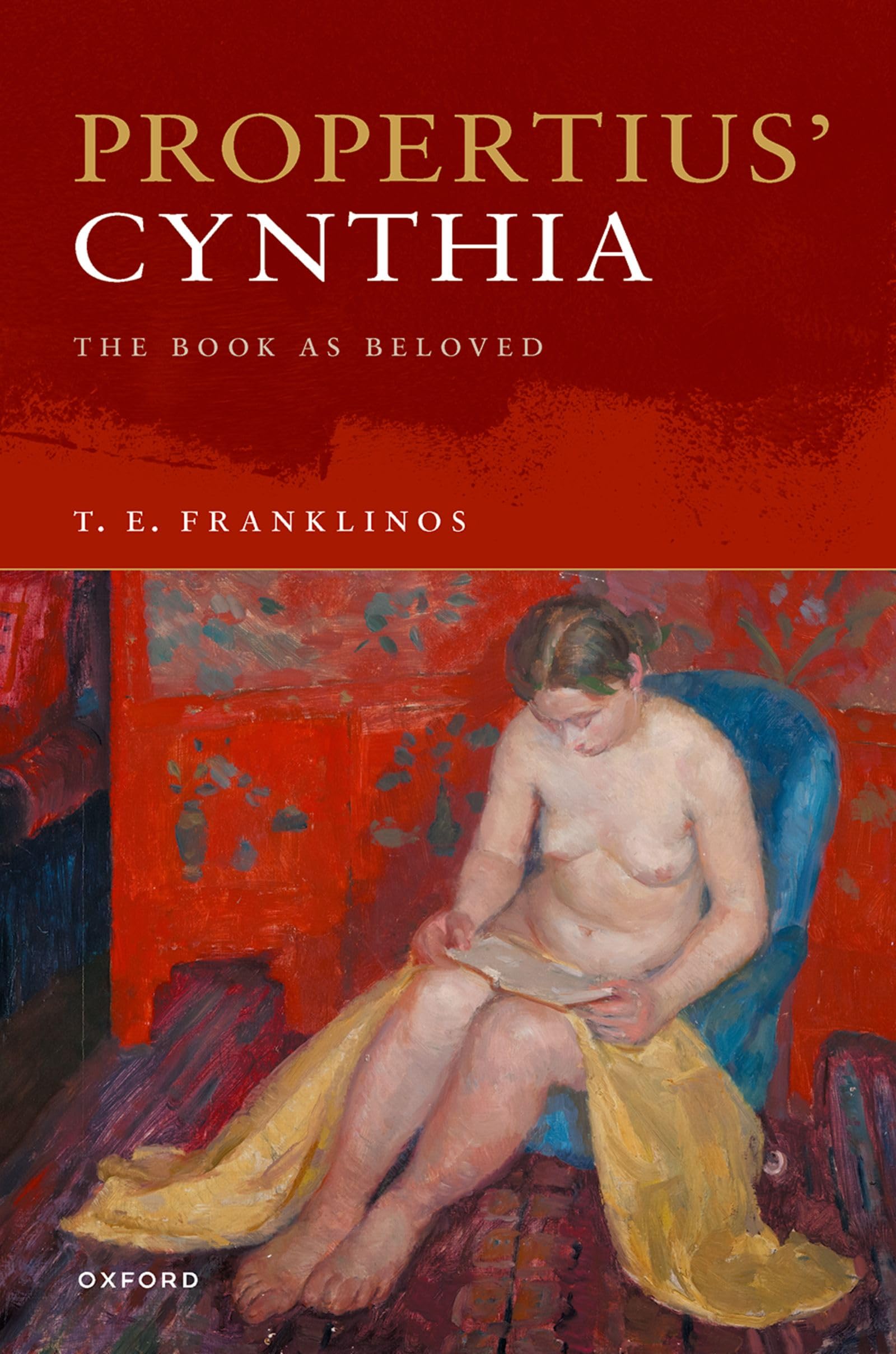Propertius’ Cynthia: The Book As Beloved Poetry
