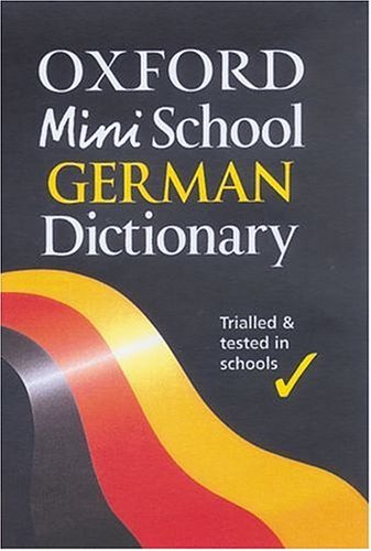 Oxford Mini School German Dictionary book
