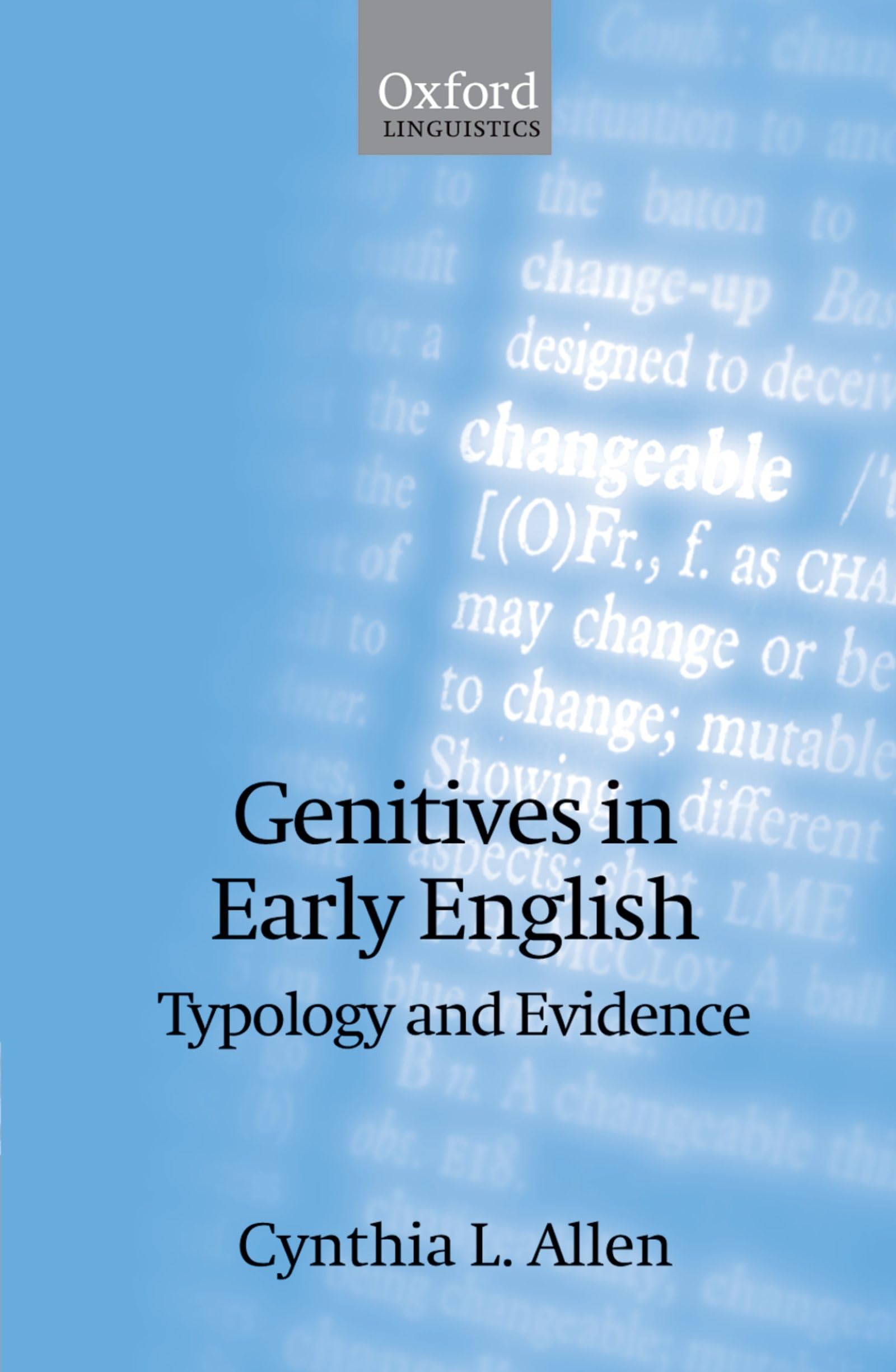 Genitives in Early English Social Sciences