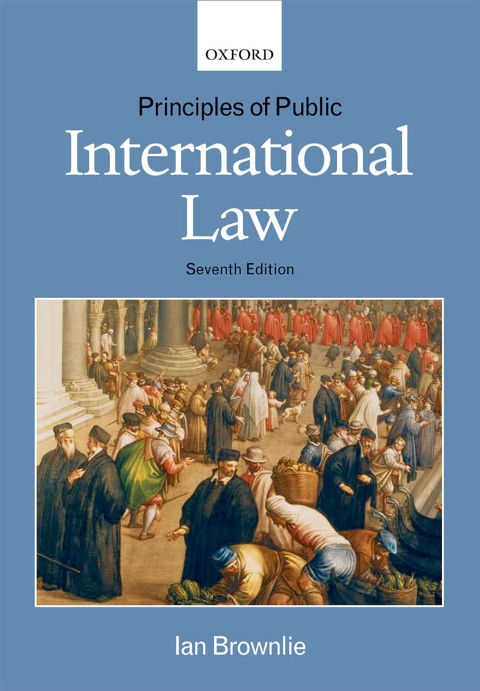 Principles Of Public International Law Law