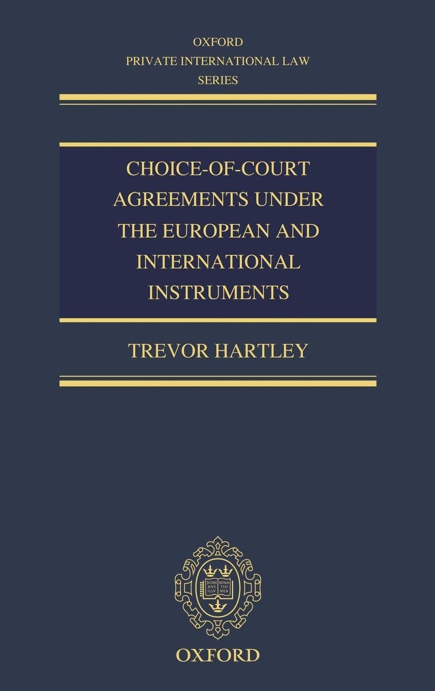 CHOICE-OF-COURT AGREE EURO INTER OPILS C Law