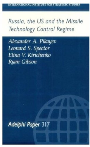 Russia, the Us and the Missile Technology Control Regime (Adelphi Papers) Politics & History