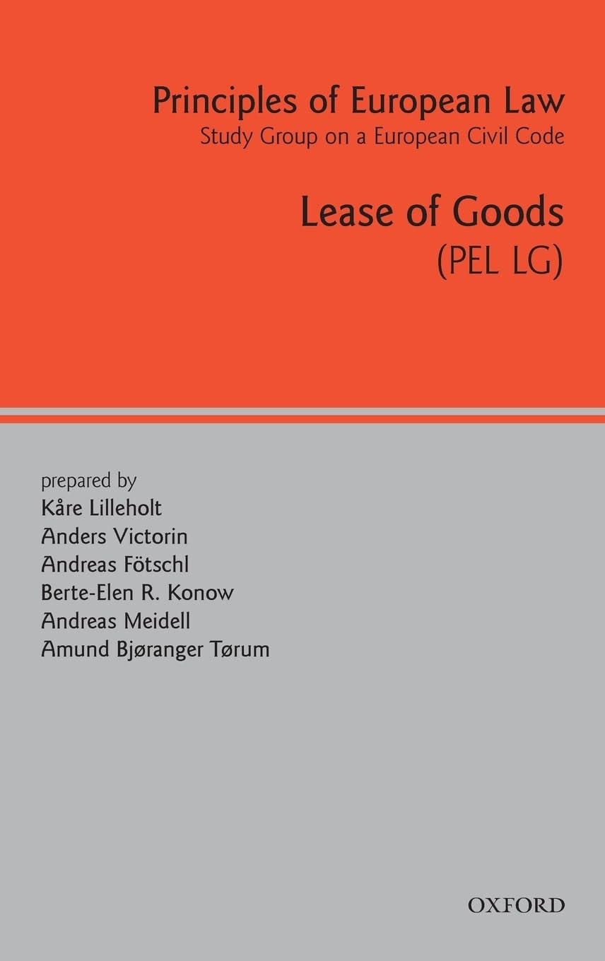 Principles of European Law Law