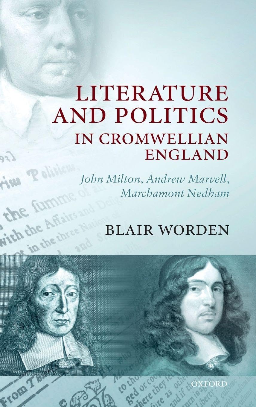 LIT & POLITICS IN CROMWELLIAN ENGLAND C Contemporary literature