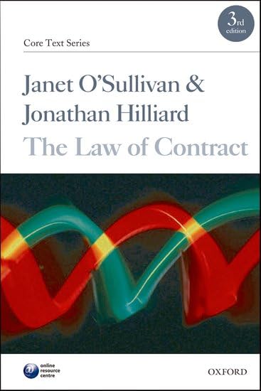 The Law of Contract (Core Texts Series) Law