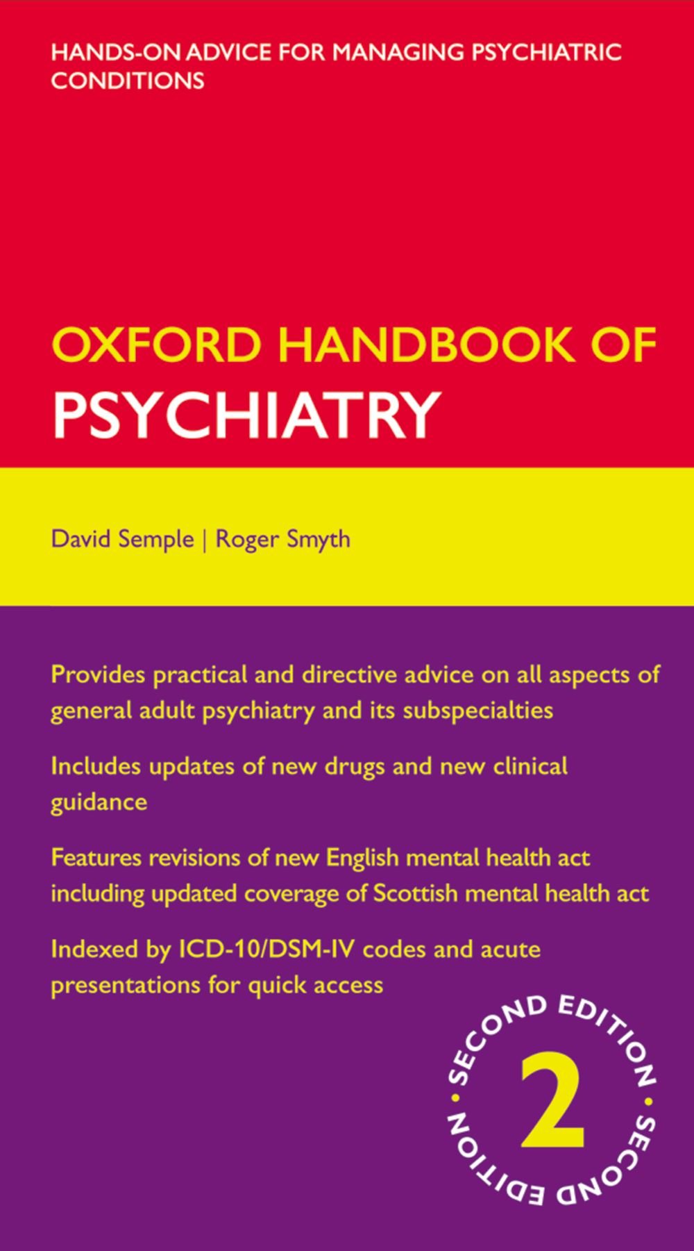 Oxford Handbook of Psychiatry (Oxford Medical Publications) Medicine