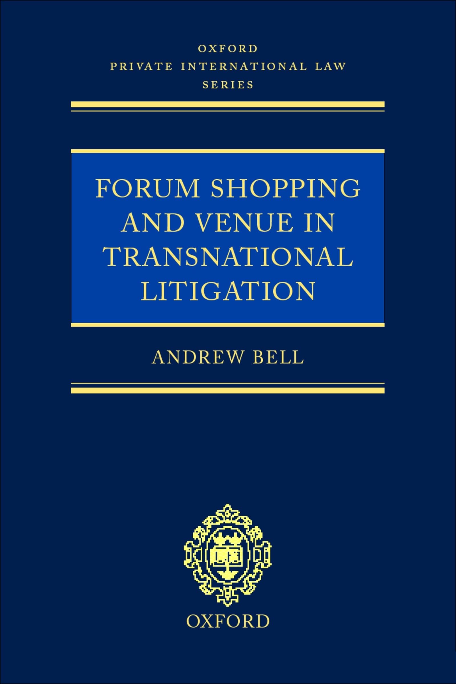 Forum Shopping and Venue in Transnational Litigation book